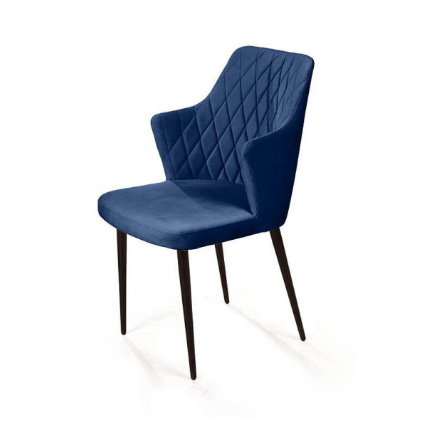 Стул HUNT (NAVY VL 68, BK, VD)